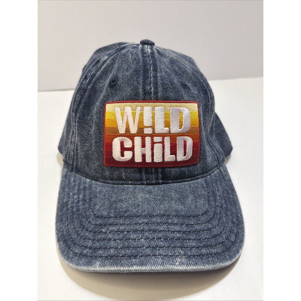 Wild Child Denim Hat Unisex One size Adjustable